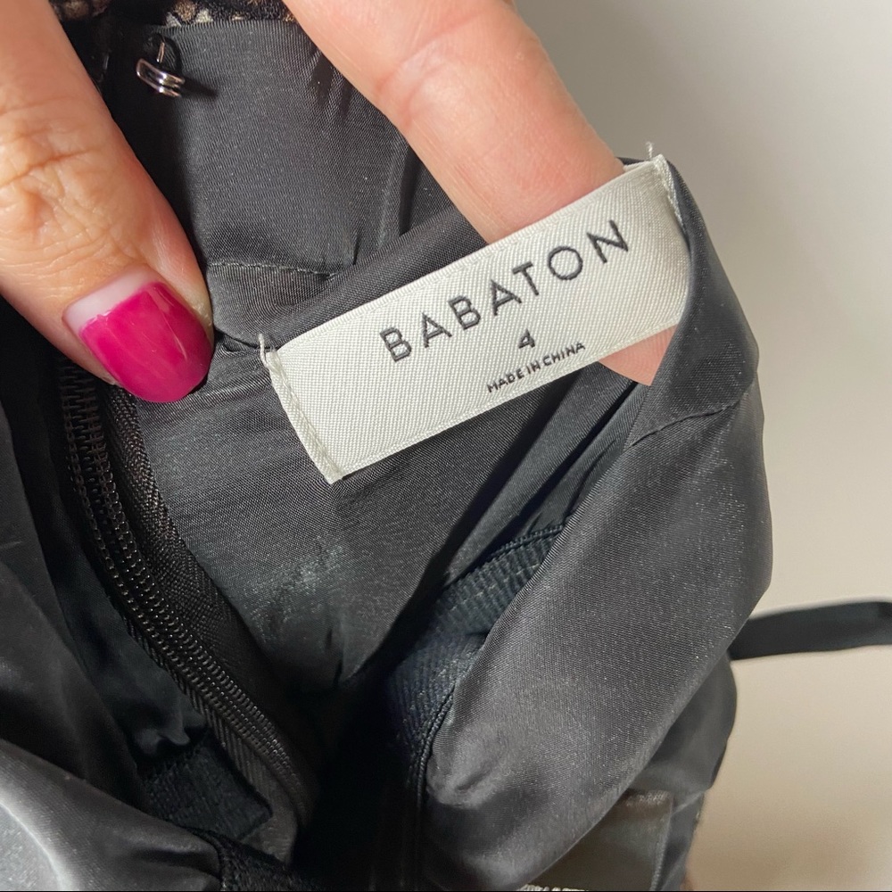 Babaton Aritzia Size 4 Flutter Snake Reptile Prin… - image 6